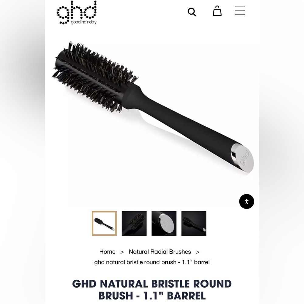 Ghd natural bristle radial hairbrush